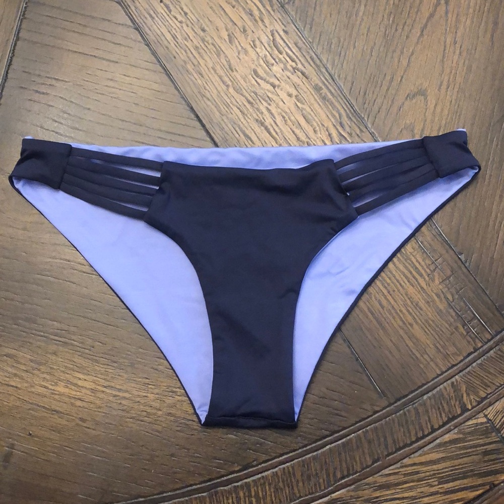 NWT reversible Patagonia navy/purple swim bottoms